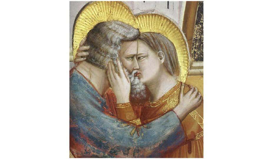 Giotto Chapelle Scrovegni annociation a sainte anne etreinte